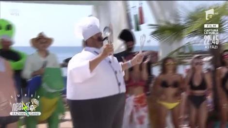 Super Neatza, 29 iulie 2022. Jocul Limbo pe plaja de la Olimp, cu echipa emisiunii