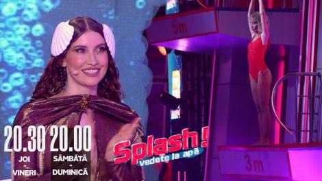 Splash! Vedete la apă, 11 august 2022. Monica Odagiu a sărit de la 5 metri
