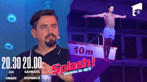 Splash! Vedete la apă, 11 august 2022. Nick Casciaro a sărit cu spatele de la 10 metri
