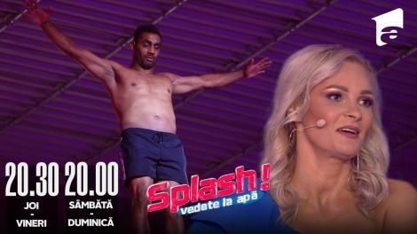 Splash! Vedete la apă, 11 august 2022. Bănel Nicoliță a sărit de la 10 metri