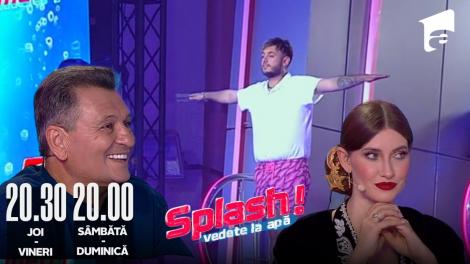 Splash! Vedete la apă episodul 2 din 12 august 2022. Johny Romano a sărit îmbrăcat