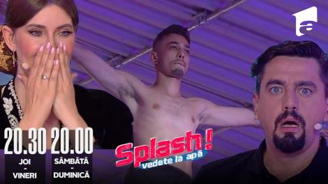 Splash! Vedete la apa episodul 2 din 12 august 2022. Juno a sărit în apă înainte să primească ok-ul!