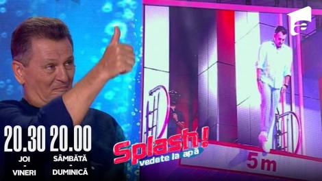 Splash! Vedete la apă episodul 2 din 12 august 2022. Răzvan Fodor i-a lăsat mască pe toți!