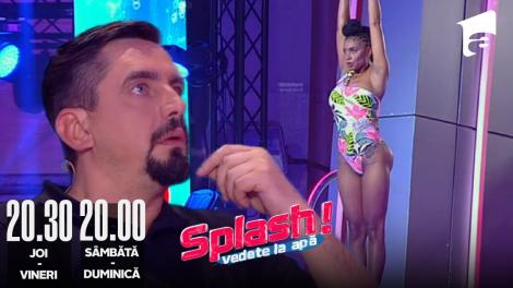Splash! Vedete la apă episodul 2 din 12 august 2022. Laurette a sărit de la platforma de 5 metri