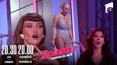 Splash! Vedete la apă episodul 3 din 13 august 2022. Vica Blochina a sărit accidentată de la trei metri