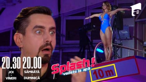 Splash! Vedete la apă episodul 5 din 18 august 2022. Natalia Mateuț, super săritură de la 10 metri