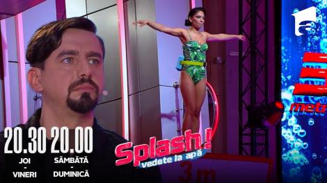 Splash! Vedete la apă episodul 6 din 19 august 2022. Nasrin a sărit de la 3 metri
