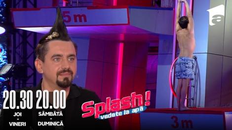 Splash! Vedete la apă episodul 7 din 20 august 2022. Francesco Paglieri a sărit de la 3 metri