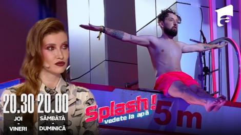 Splash! Vedete la apă episodul 7 din 20 august 2022. Cucu a sărit de la 5 metri