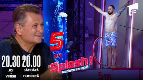 Splash! Vedete la apă episodul 7 din 20 august 2022. Emi a sărit de la 5 metri