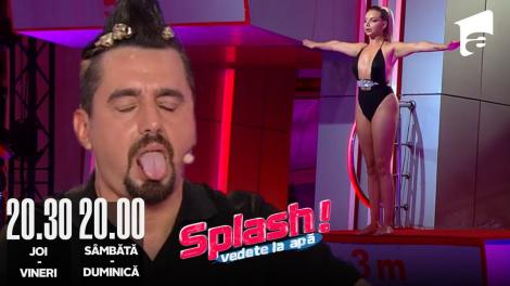 Splash! Vedete la apă episodul 7 din 20 august 2022. Lizzy Natanticu a sărit de la 3 metri