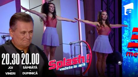 Splash! Vedete la apă episodul 8 din 21 august 2022. Doinița Oancea și Larisa au sărit în sincron de la 3 metri