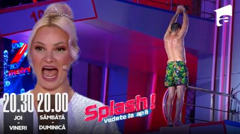 Splash! Vedete la apă episodul 8 din 21 august 2022. Cătălin Cazacu a sărit de la 7 metri