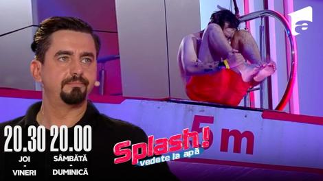 Splash! Vedete la apă episodul 8 din 21 august 2022. Cucu a sărit de la 5 metri