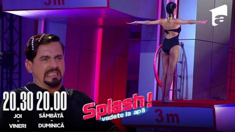 Splash! Vedete la apă episodul 11 din 28 august 2022. Alina Petre a sărit de la 3 metri