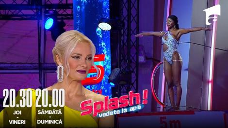 Splash! Vedete la apă episodul 11 din 28 august 2022. Naomi Hedman a sărit de la 5 metri