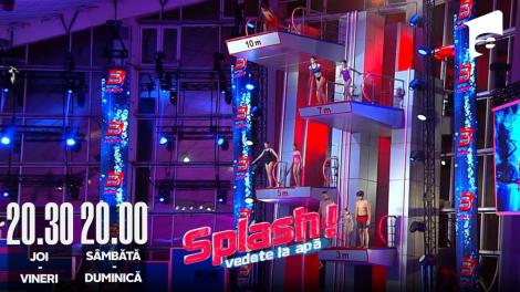 Splash! Vedete la apă episodul 11 din 28 august 2022. Familia lui Sonny Medini, super săritură în sincron