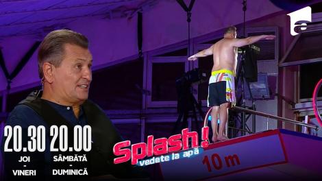 Splash! Vedete la apă episodul 11 din 28 august 2022. Piticu a sărit de la 10 metri