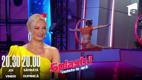 Splash! Vedete la apă episodul 11 din 28 august 2022. Codruţa Filip a sărit de la 5 metri