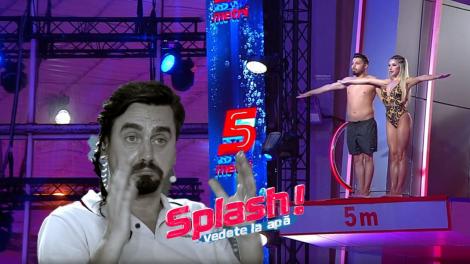 Splash! Vedete la apă episodul 14 din 3 septembrie 2022. Luis Gabriel și Aza au sărit de la cinci metri