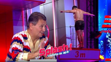 Splash! Vedete la apă episodul 14 din 3 septembrie 2022. Edi Stancu a sărit de la trei metri