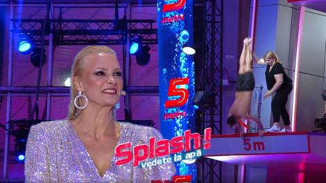 Splash! Vedete la apă episodul 14 din 3 septembrie 2022. Luis Gabriel a sărit de la cinci metri