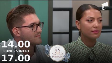 Mireasa Sezonul 6, 6 septembrie 2022. Giorgio și Raluca, întâlnire în curtea casei: Mi se pare că ești matură!