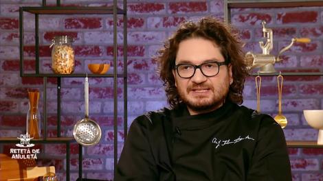 Chefi la Cuțite Sezonul 10, 8 septembrie 2022. Rețetă de Amuletă: Florin Dumitrescu a preparat "Mușchi de vită cu garniturele"