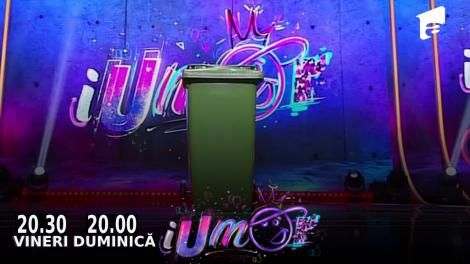 iUmor Sezonul 13, 9 septembrie 2022. Erraenah aka Irina Gâciu și-a început numărul într-un tomberon! Ce a urmat