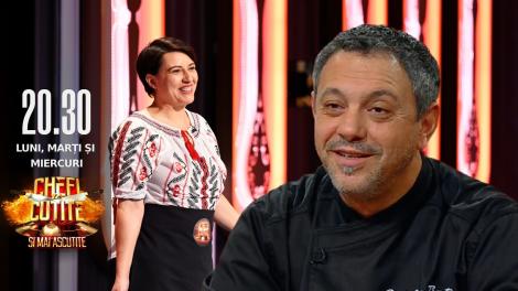 Chefi la Cuțite Sezonul 10, 12 septembrie 2022. Miruna Andronache a uitat ingredientele preparatului, de emoție