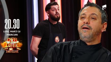 Chefi la Cuțite Sezonul 10, 14 septembrie 2022. Gigi Nicolae, încrezător în burgerii lui, dar a gătit altceva