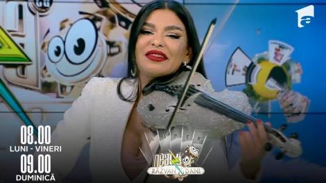 Super Neatza, 16 septembrie 2022. Raluca Răducanu - Fata cu Viora de Cristal - c&acirc;ntă la vioară celebrul vals &rdquo;Gramofon&rdquo;