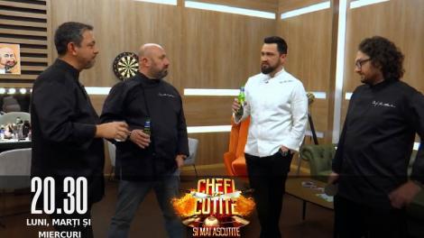 Chefi la Cuțite Sezonul 10, 19 septembrie 2022. Cine a câștigat al optulea joc de amuletă. La ce gest a apelat chef Florin Dumitrescu