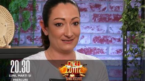 Chefi la Cuțite Sezonul 10, 19 septembrie 2022. Arminia Grad a vrut să impresioneze cu o rețetă de ”Cannoli de parmezan cu ricotta”