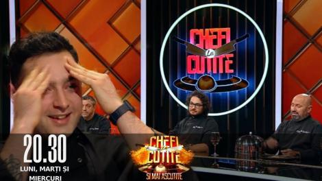 Chefi la Cuțite Sezonul 10, 20 septembrie 2022. Andrei Leon i-a impresionat pe cei trei chefi cu dezvăluirile sale dureroase