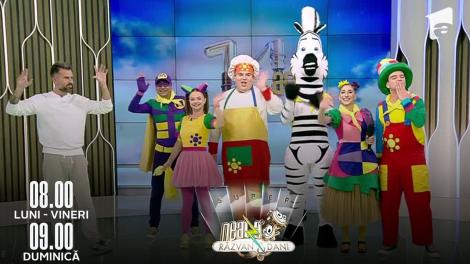 Super Neatza, 22 septembrie. Gașca Zurli cântă melodia Zebra Tony
