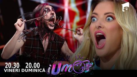 iUmor Sezonul 13, 25 septembrie 2022. Auzzy Blood l-a făcut pe Dan Badea să "leșine"