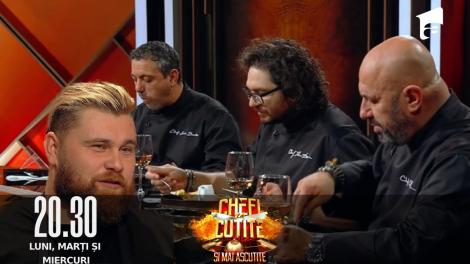 Chefi la Cuțite, sezonul 10, 26 septembrie 2022. Dan Maniciu a luat 3 cuțite, dar Covidul l-a ținut acasă sezonul trecut!