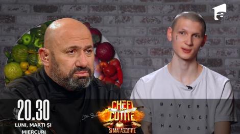 Chefi la cuțite sezonul 10, 27 septembrie 2022. Raul Dîmbian a avut o copilărie traumatizantă! A devenit alcoolic la 10 ani