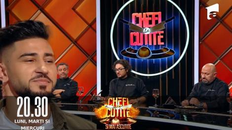 Chefi la cuțite sezonul 10, 28 septembrie 2022. Bogdan Mocanu a uimit jurații cu plating său din farfurie