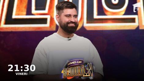 Stand-up Revolution | Sezonul 2, 30 septembrie 2022. Geo Adrian, stand-up dedicat lui Cheluțu, câinele lui Dorian Popa