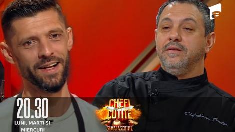 Chefi la cuțite sezonul 10, 04 octombrie 2022. Cătălin Constantin Danciu, un bucătăr rapid care are grijă de gustul preparatului