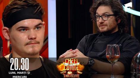 Chefi la cuțite sezonul 10, 04 octombrie 2022. Marcu Cătălin Sârbu face alchimie în bucătărie: Sunt cel mai bun!