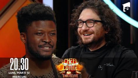 Chefi la cuțite sezonul 10, 11 octombrie 2022. Desiderio Nungulo n-a impresionat prin plating, dar gustul i-a dat gata pe chefi!