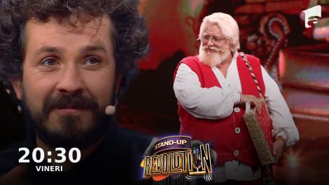 Stand-up Revolution | Sezonul 2, 14 octombrie 2022. Moș Crăciun i-a surprins! Ce a spus despre soția lui