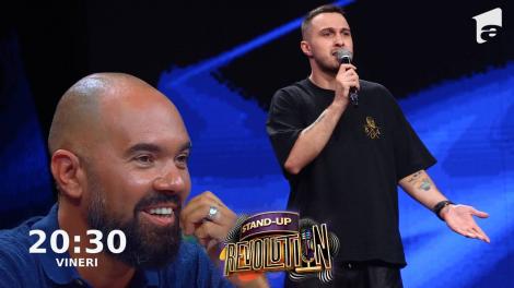 Stand-up Revolution | Sezonul 2, 21 octombrie 2022. Augustin Zainea și problemele cu iubitul:  "Doi ani n-ai citit horoscopul, n-ai ascultat ce-a spus Minerva și acum nu mai sunte  compatibili?"