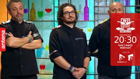 Chefi la cuțite | Sezonul 10, 31 octombrie. Chef Cătălin Scărlătescu a pierdut un nou concurent! Cine părăsește competiția