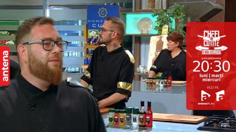 Chefi la cuțite | Sezonul 10, 31 octombrie. Brigitta Gheorghe și Andrei Mihalcea au declanșat un „război” în platou