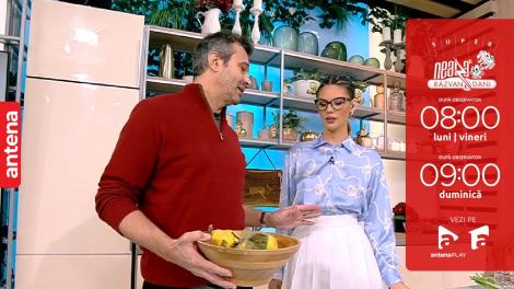 Super Neatza, 2 noiembrie 2022. Rețeta lui Nicolai Tand: Mâncare de gutui cu carne de porc