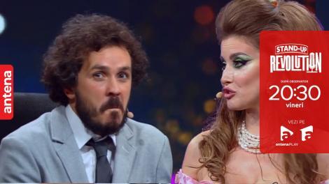 Stand-up Revolution | Sezonul 2, 4 noiembrie 2022. Iulia Albu i-a pus la punct pe jurați cu replicile tăioase